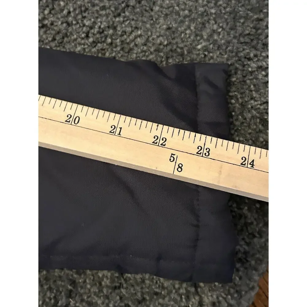 Gap Womens Feather Down Dark Navy Blue Puffer‎ Coat Jacket Full Zip Size Large